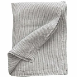 Bordsduk i linne 145x270 cm, pinstripe