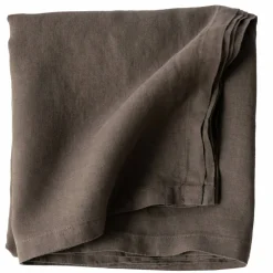 Bordsduk i linne 145x330 cm, taupe