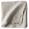 Bordsduk i linne 145x270 cm, warm grey