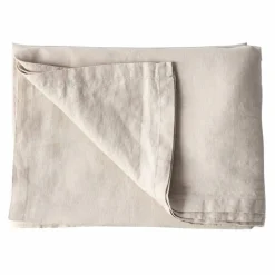 Bordsduk i linne 145x270 cm, warm grey