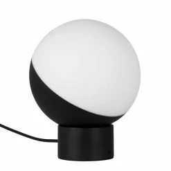 Bordslampa, 20 cm, svart/vit