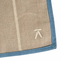 Bordstablett 50 × 36 cm, beige/blå