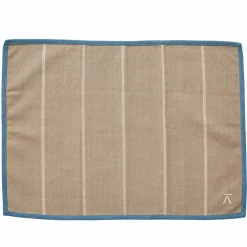Bordstablett 50 × 36 cm, beige/blå
