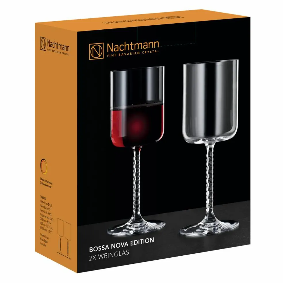 Bossa Nova Wine Glass 43,5cl, 2-pack, klar