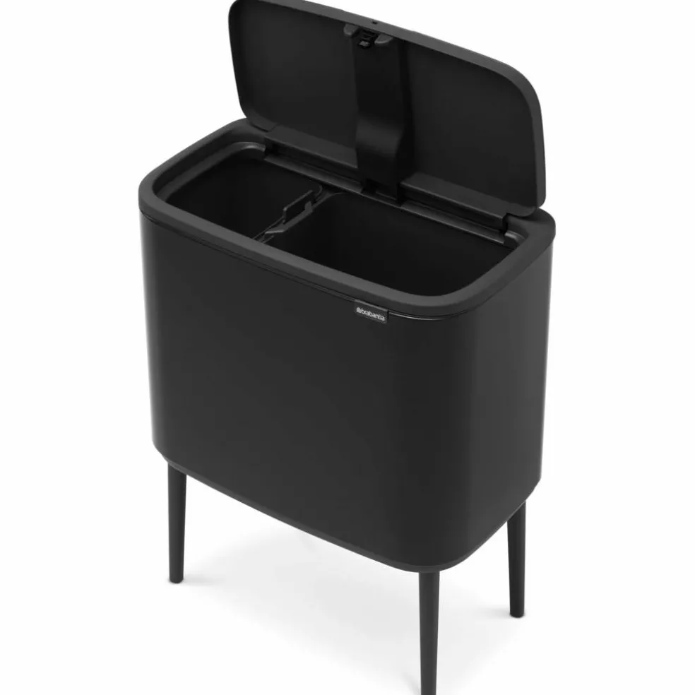 Bo Touch Bin soptunna 11 + 23 liter, mattsvart