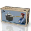Brasserie kastrull m. glaslock 1,5 liter, svart