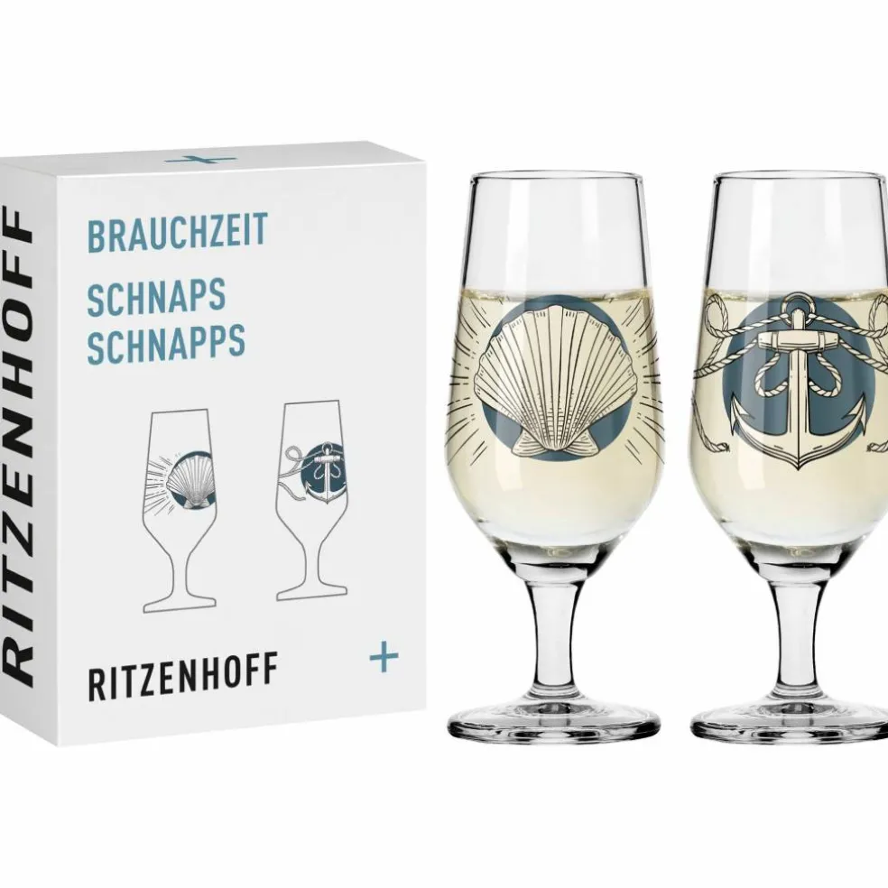Brauchzeit snapsglas 2-pack, NO:1&2