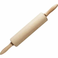 Brödkavel Trä Slät 25cm Dia 6,5 cm