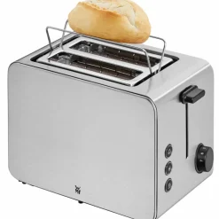 Brödrost 2 skivor, rostfritt stål