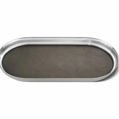Bricka Stål & Läder