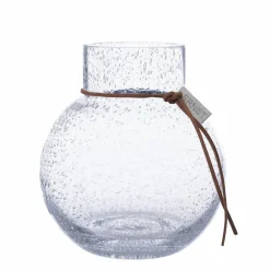 Bubblig glasvas 22 cm
