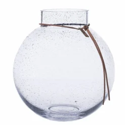 Bubblig glasvas 22 cm