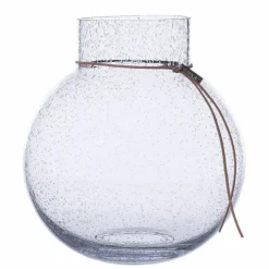 Bubblig glasvas 14 cm
