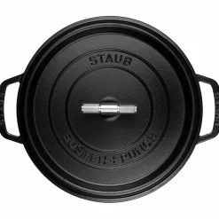 Buster+Punch rund gryta 24 cm, stålknopp