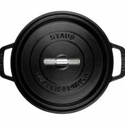 Buster+Punch rund gryta 24 cm, stålknopp