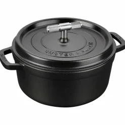Buster+Punch rund gryta 24 cm, stålknopp