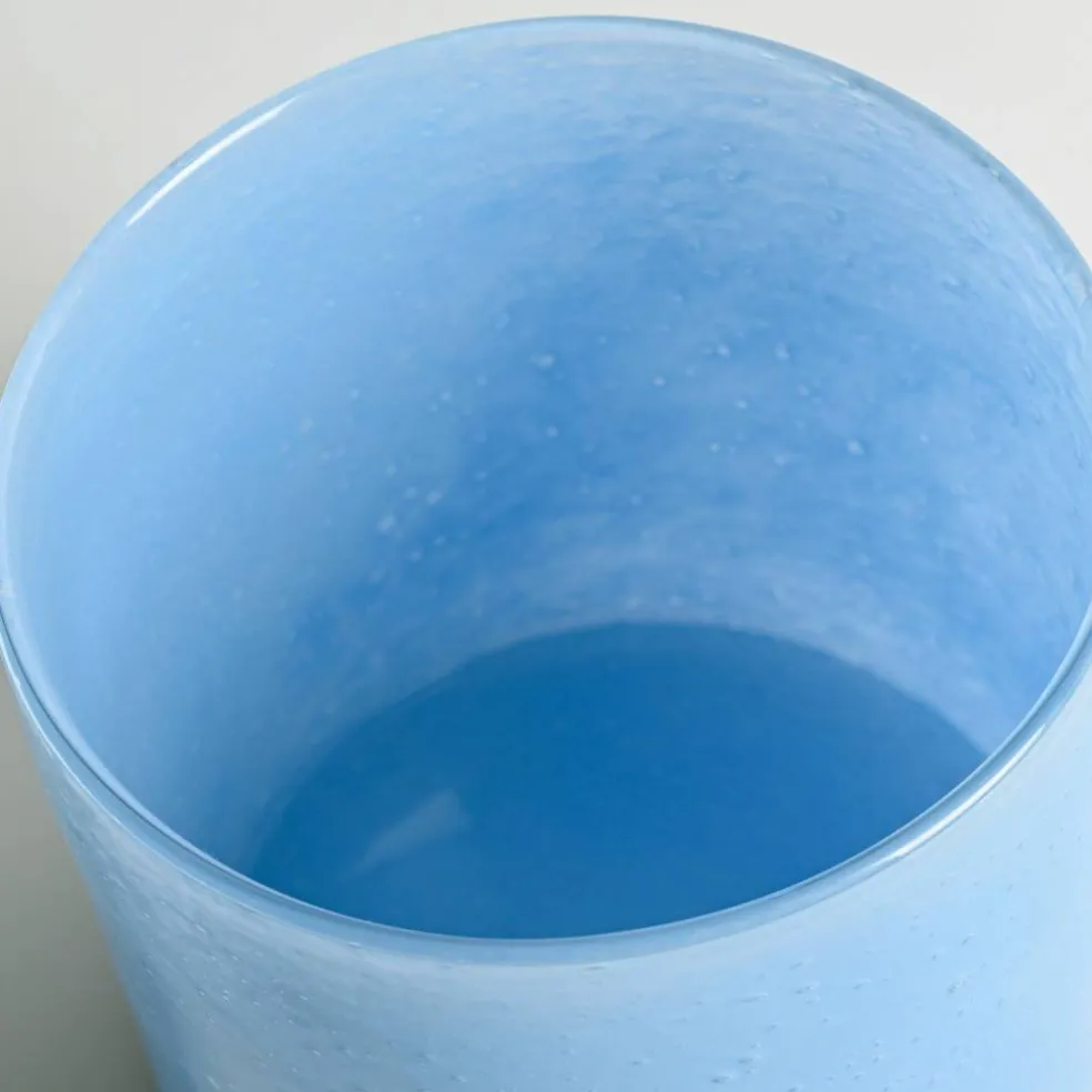 Calore ljuslykta medium, light blue