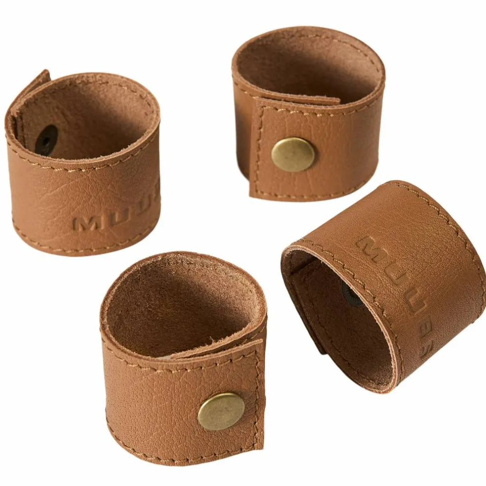 Camou servettringar 4-pack, svart