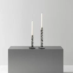 Carat ljusstake, antracit, 18 cm