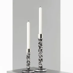 Carat ljusstake, antracit, 18 cm