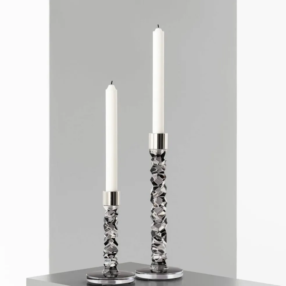 Carat ljusstake, antracit, 18 cm