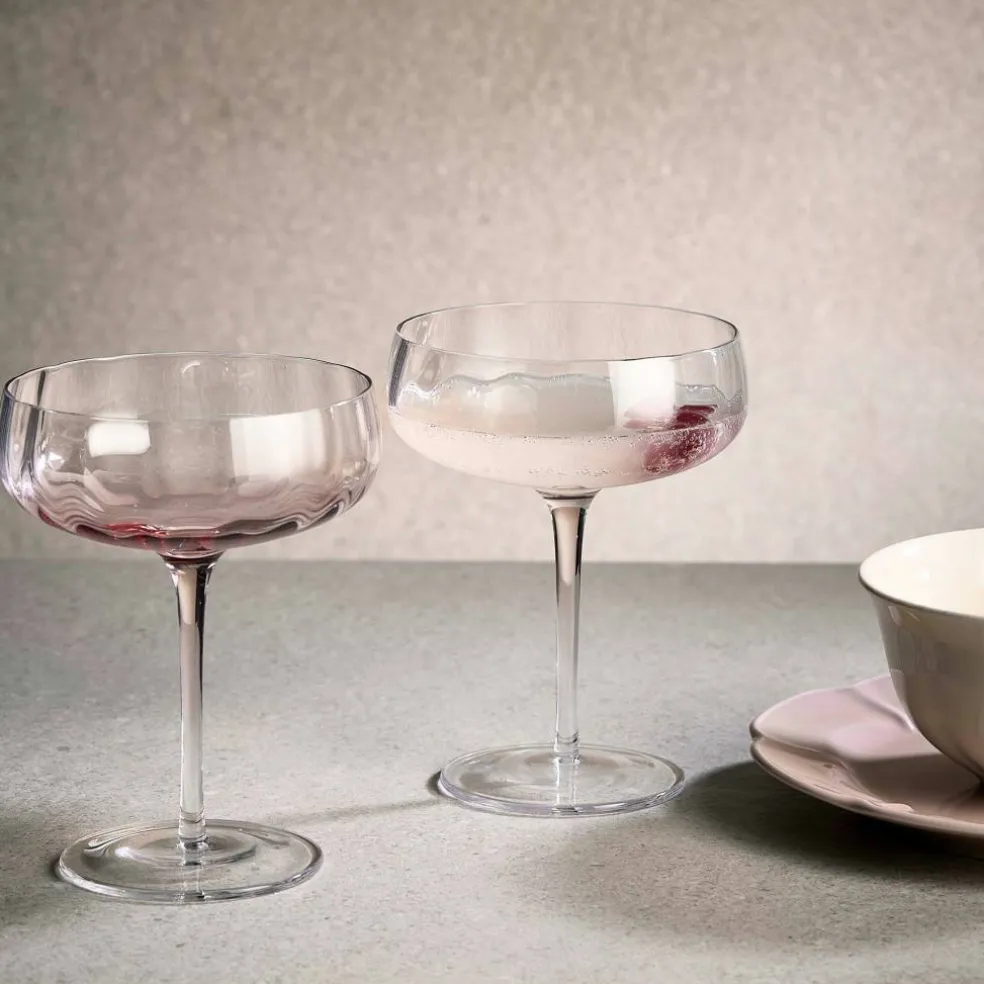 Champagne-/cocktailglas 30 cl, blå