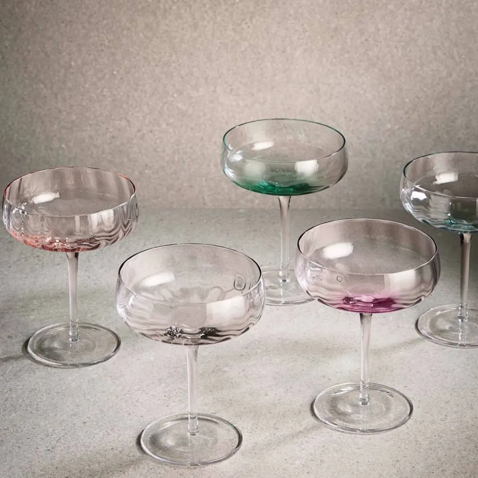 Champagne-/cocktailglas 30 cl, blå