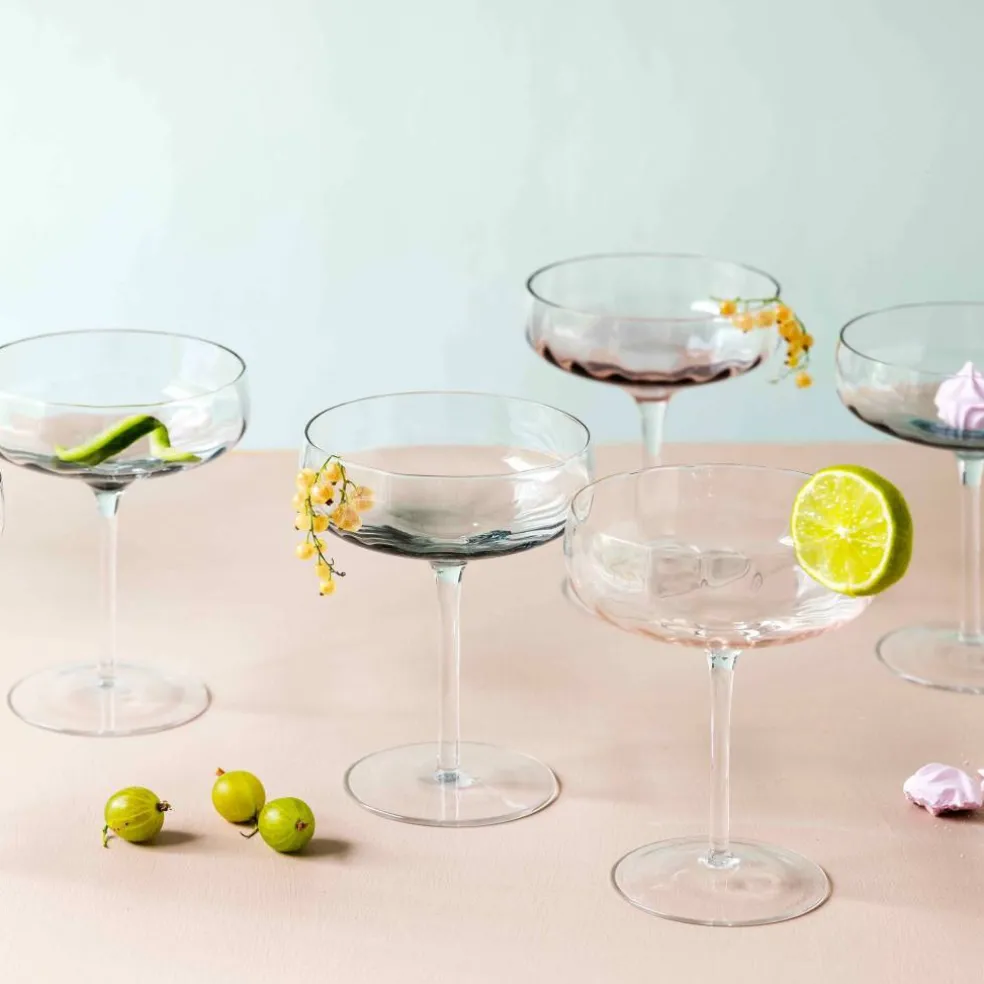 Champagne-/cocktailglas 30 cl, persika