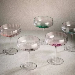 Champagne-/cocktailglas 30 cl, röd