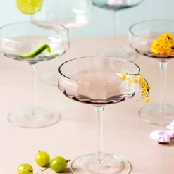 Champagne-/cocktailglas 30 cl, röd