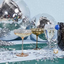 Champagneglas 30 cl 2-pack, brun