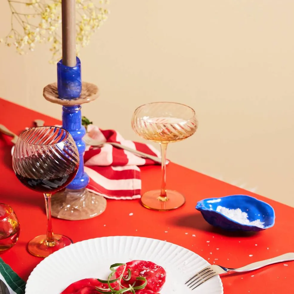 Champagneglas 30 cl 2-pack, persika