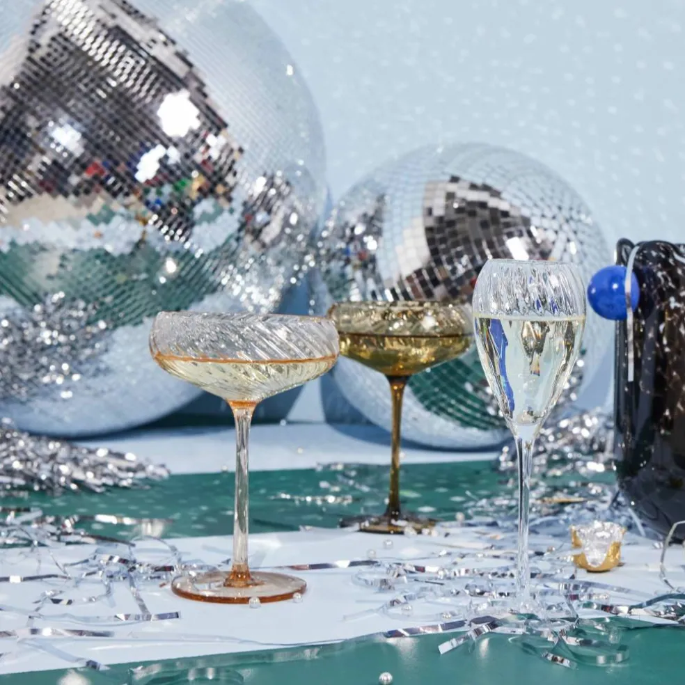 Champagneglas 30 cl 2-pack, persika