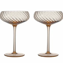 Champagneglas 30 cl 2-pack, persika