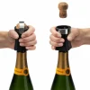 Champop champagneöppnare, svart