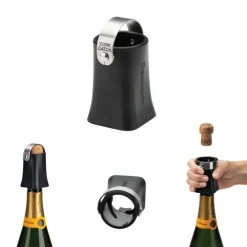 Champop champagneöppnare, svart