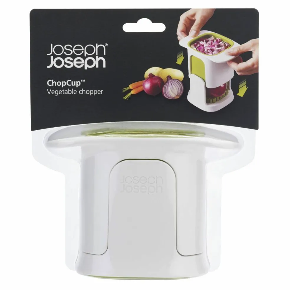 ChopCup grönsaksskärare, vit/grön