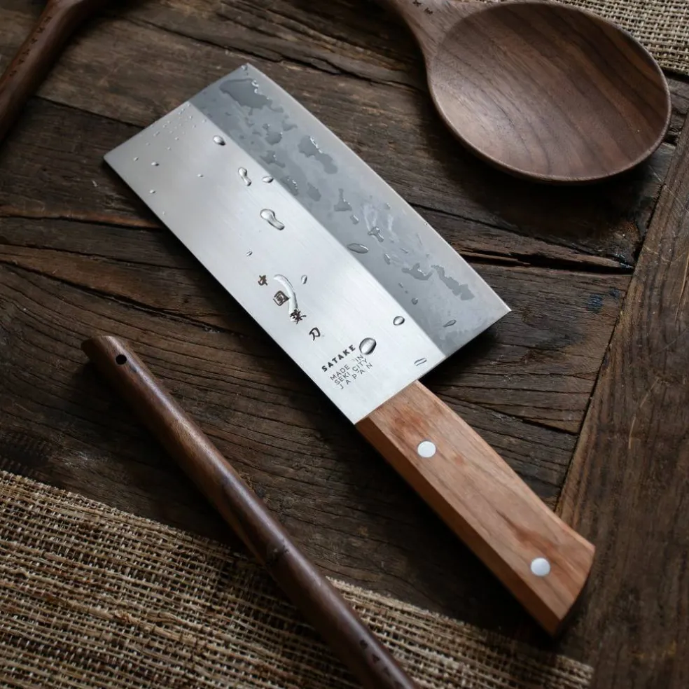 Chopper kockkniv med trähandtag