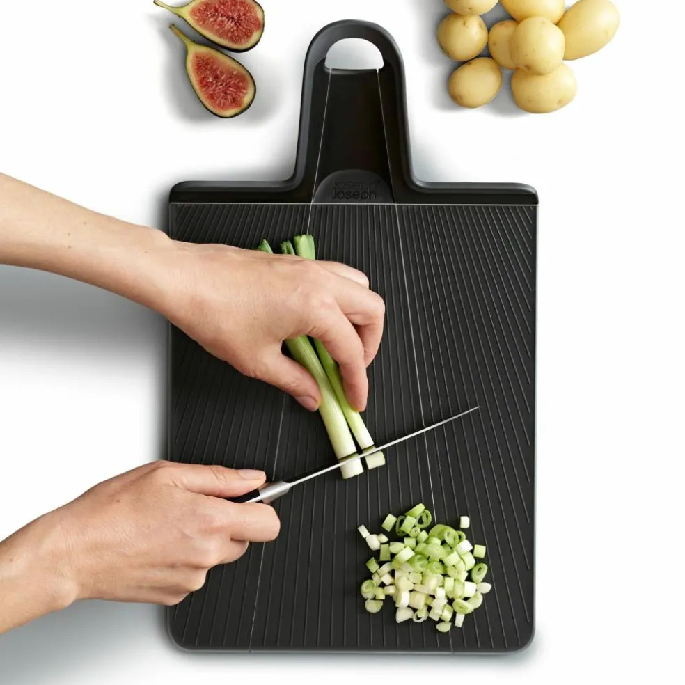 Chop2Pot™ Plus skärbräda 45 x 26 cm, svart