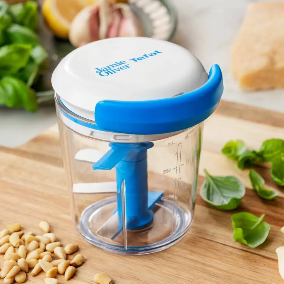 Chop & Shaker minihackare 450 ml, blå