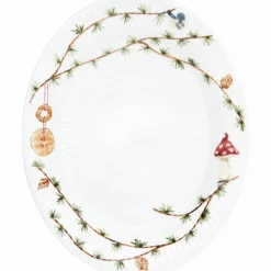 Christmas Ovalt Bordsfat 22,5x28,5 cm