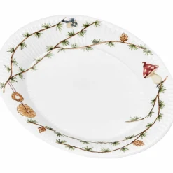 Christmas Ovalt Bordsfat 22,5x28,5 cm