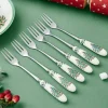Christmas Tree dessertgaffel 6-pack