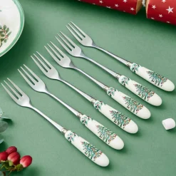 Christmas Tree dessertgaffel 6-pack