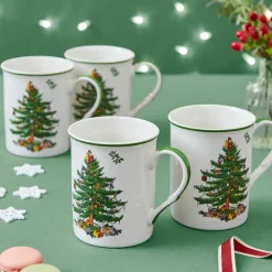 Christmas Tree mugg 4-pack