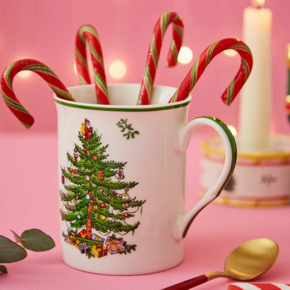 Christmas Tree mugg 4-pack