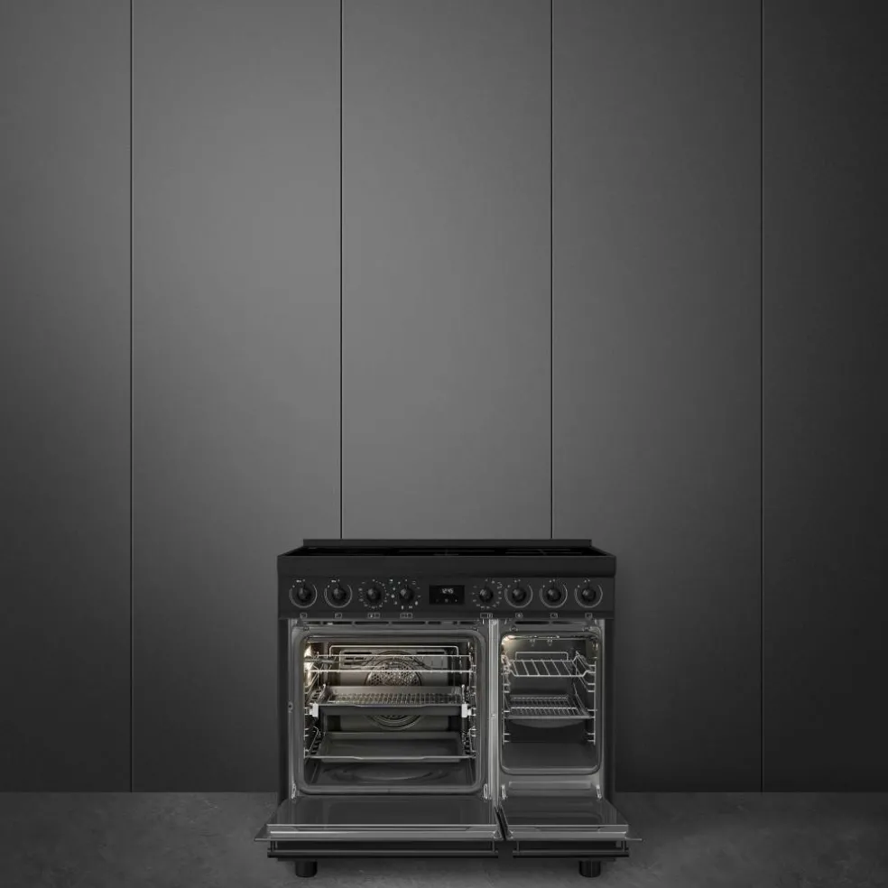 C92IPN2 Classic induktionsspis med två ugnar 90 cm, matt svart