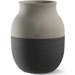 Circulare vase 31 cm, antracitgrå