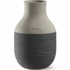 Circulare vase 31 cm, antracitgrå