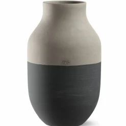 Circulare vase 31 cm, antracitgrå